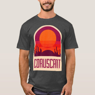 T-shirt Coruscant Série géométrique et minimaliste