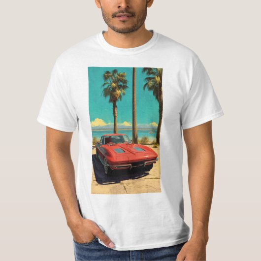 T-shirt Corvette Classique (Devant)