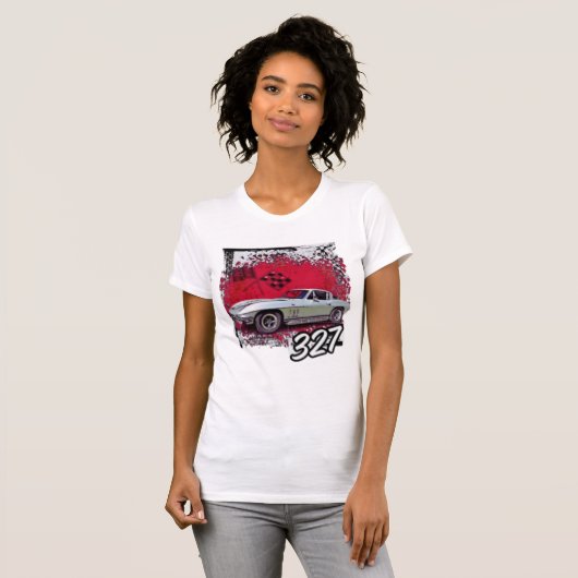 T-shirt Corvette classique (Devant entier)