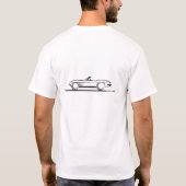 T-shirt Corvette convertible 1963 (Dos)
