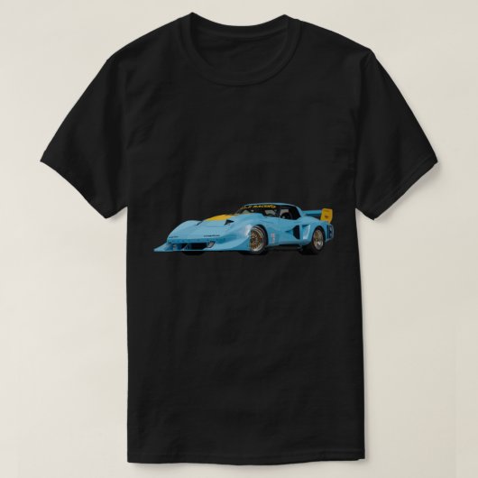 T-shirt Corvette Racecar 1977 Corvette Super Vette IMSA (Design devant)