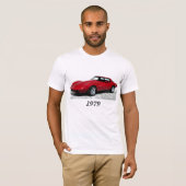 T-shirt Corvette rouge 1979 (Devant entier)
