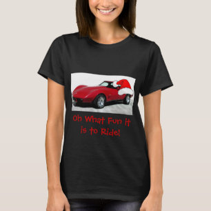 T-shirt Corvette rouge de Noël 1979