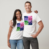 T-shirt Corvettes d'art pop (Unisexe)