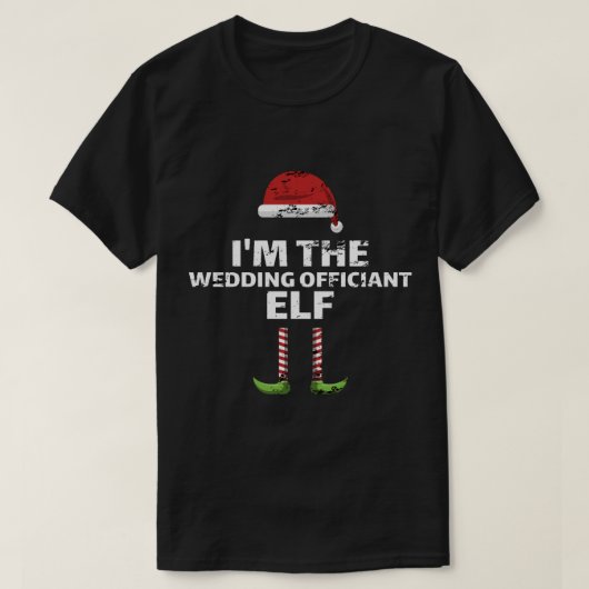 T-shirt Cos du groupe de jumelage elé mariage de Noël (Design devant)