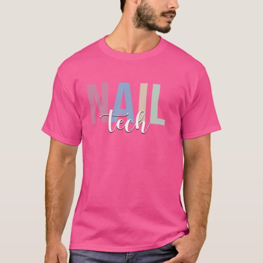 T-shirt Cosmetologue Nail Tech Technicien Nail (Devant)