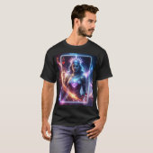 T-shirt Cosmic Ace of Hearts Celestial Royal Fantasy Card (Devant entier)