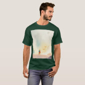T-shirt : "Cosmic Adventure : A Futuristic Cartoon Odyssey (Devant entier)