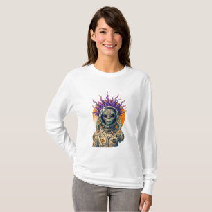 T-shirt Cosmic Astronaut Alien Manches Longues