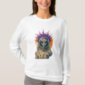 T-shirt Cosmic Astronaut Alien Manches Longues (Devant)