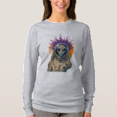 T-shirt Cosmic Astronaut Alien Manches Longues (Devant)