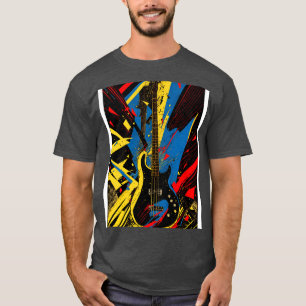 T-shirt Cosmic Bass Riff brisant les dimensions musicales