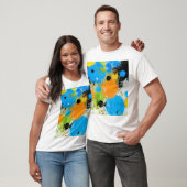 T-shirt Cosmic Chromatic Splatter: Abstract Orbit (Unisexe)