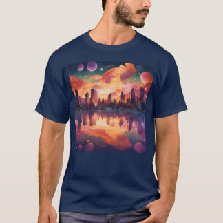 T-shirt Cosmic City vintage