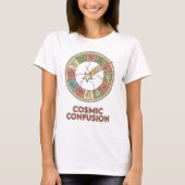 T-shirt Cosmic Confusion – Zodiac Chaos Design (Devant)