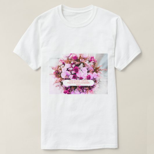 T-shirt Cosmic Flower Dream - Mystical Galaxy Botanical (Design devant)