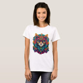 T-shirt Cosmic Kitty (Devant entier)