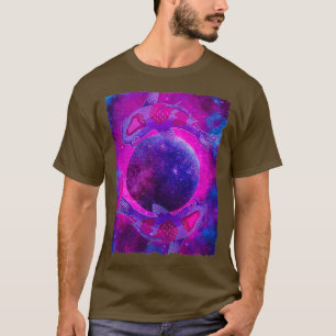 T-shirt Cosmic Koi Fish Galaxy Design Premium