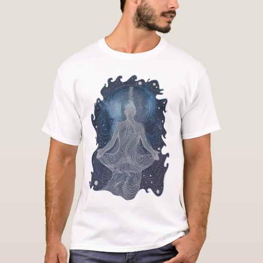 T-shirt  Cosmic Mind Awakening – Psychedelic Spiritual Lin (Devant)
