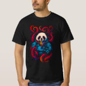 T-shirt Cosmic Panda Kraken (Devant)