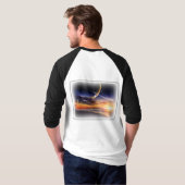 T-Shirt Cosmic Planet Basic Raglan à manches 3/4 (Dos entier)