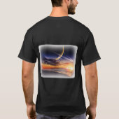 T-Shirt Cosmic Planet Horizon Basic Dark (Dos)