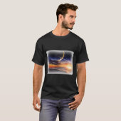 T-Shirt Cosmic Planet Horizon Basic Dark (Devant entier)