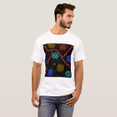 T-shirt Cosmic Safari - Abstract Geometric Art (Devant entier)
