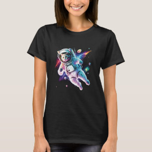 T-shirt Cosmic Space Cat Astronaut Catstronaut Cat Graphi