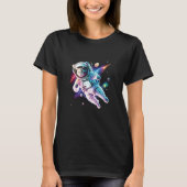 T-shirt Cosmic Space Cat Astronaut Catstronaut Cat Graphi (Devant)
