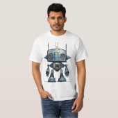 T-Shirt Cosmic Whimsy : sci fi robot design (Devant entier)