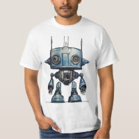 T-Shirt Cosmic Whimsy : sci fi robot design