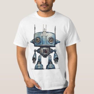 T-shirt Cosmic Whimsy: Sci Fi robotontwerp
