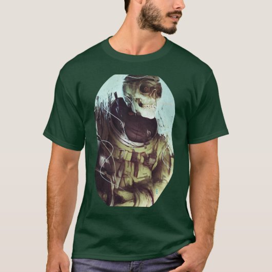T-shirt Cosmonaute de crâne (Devant)