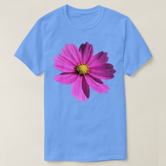 T-shirt Cosmos à fleurs violettes (Design devant)