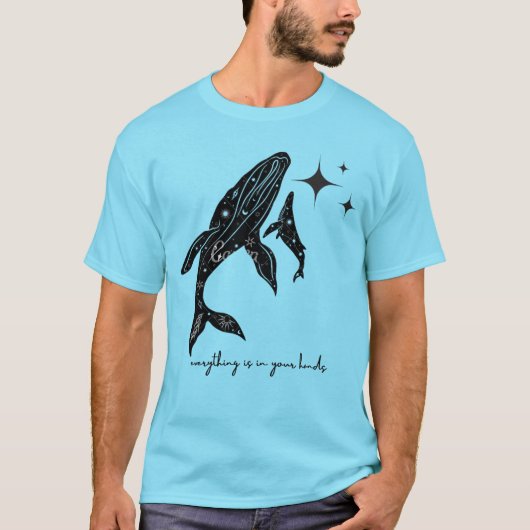T-shirt "Cosmos dans vos mains" (Devant)