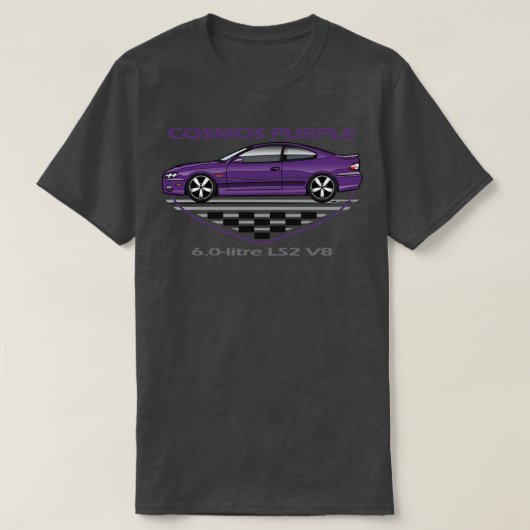 T-shirt Cosmos pourpre (Design devant)