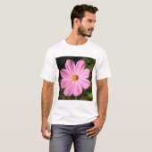 T-shirt Cosmos rose (Photo Carré) (Devant entier)