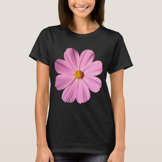 T-shirt Cosmos roses (Devant)