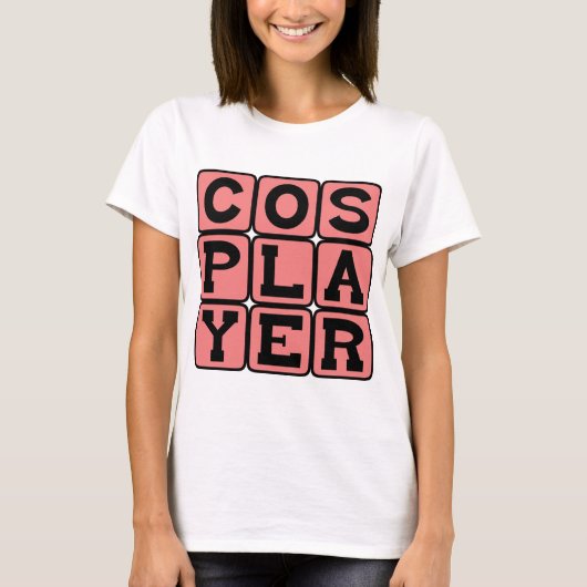 T-shirt Cosplayer, costume de jeu (Devant)