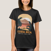 T-shirt Costa Rica Arenal Volcano Travel Beach Summer Vaca (Devant)