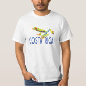 T-shirt Costa Rica avec grenouille aux yeux rouges (Devant)