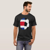 T-shirt Costa Rica Drapeau Fans Football Costa Rica (Devant entier)