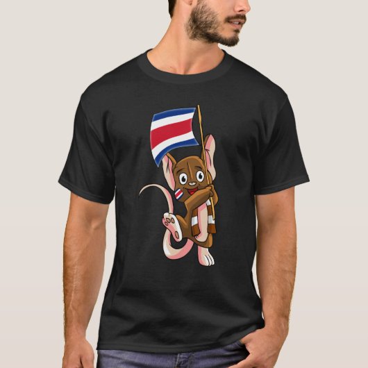T-shirt Costa Rica Fan Mouse (Devant)