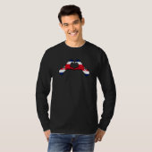 T-shirt Costa Rica Flag Costa Rican Heart 1 (Devant entier)