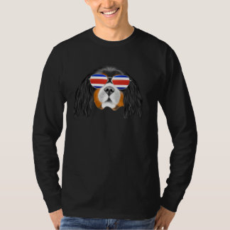 T-shirt Costa Rica Flag Doberman Pinscher Dog Tico Pocket