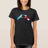 T-shirt Costa Rica Guatemala Flag Costa Rican Guatemalan H (Devant)