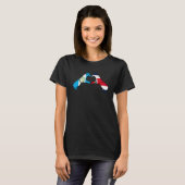 T-shirt Costa Rica Guatemala Flag Costa Rican Guatemalan H (Devant entier)