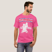 T-shirt Costa Rica Les amateurs de tennis de table soutien (Devant entier)