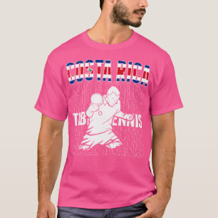 T-shirt Costa Rica Les amateurs de tennis de table soutien